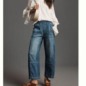 Anthropologie Pilcro Izzie Relaxed Denim Pull on